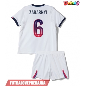 Lacne Dětský Futbalové dres Paris Saint-Germain Ilya Zabarnyi #6 2026-27 Krátky Rukáv - Preč (+ trenírky)